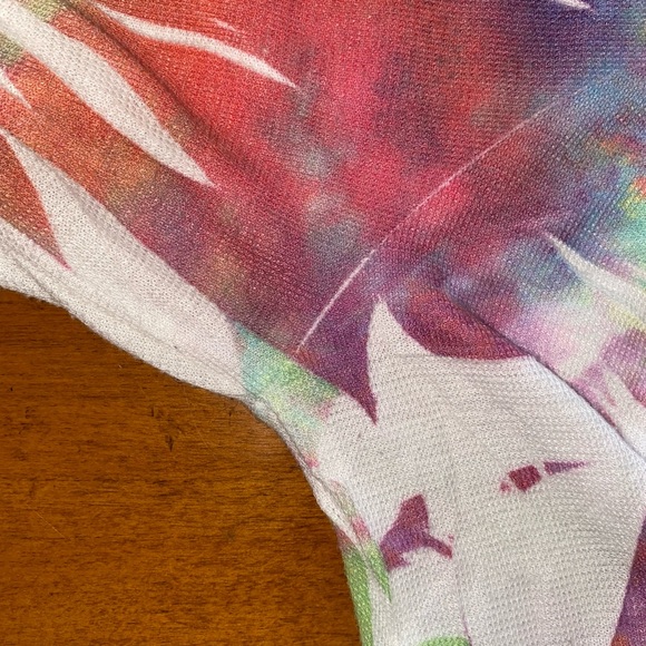 Daniel Benjamin Tie Dye Babydoll Tunic Dress Lg $38 - Picture 5 of 6